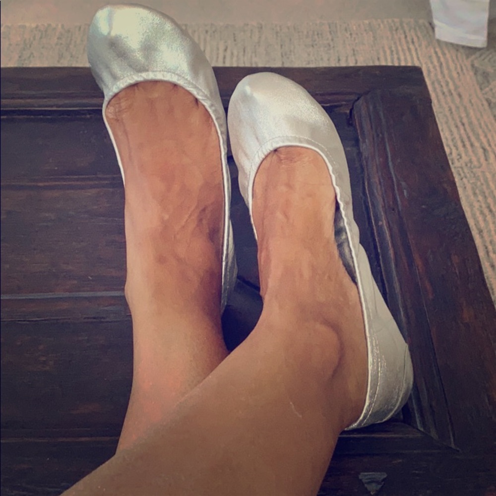 Folding Ballerina flats with tote